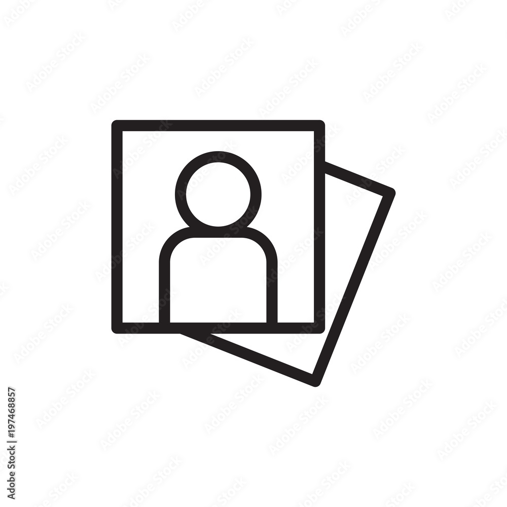 portrait shot outlined vector icon. Modern simple isolated sign. Pixel perfect vector illustration for logo, website, mobile app and other designs portrait shot outlined vector icon. Modern simple isolated sign. Pixel perfect vector illustration for logo, website, mobile app and other designs