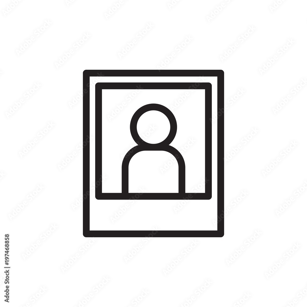 portrait photo, portrait shot outlined vector icon. Modern simple isolated sign. Pixel perfect vector illustration for logo, website, mobile app and other designs portrait photo, portrait shot outlined vector icon. Modern simple isolated sign. Pixel perfect vector illustration for logo, website, mobile app and other designs