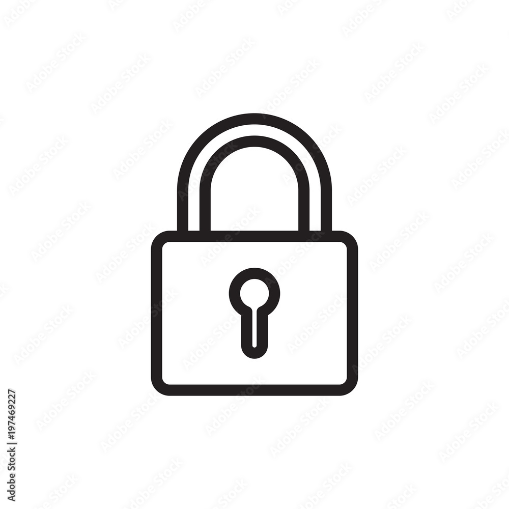 door lock, locked outlined vector icon. Modern simple isolated sign. Pixel perfect vector illustration for logo, website, mobile app and other designs door lock, locked outlined vector icon. Modern simple isolated sign. Pixel perfect vector illustration for logo, website, mobile app and other designs