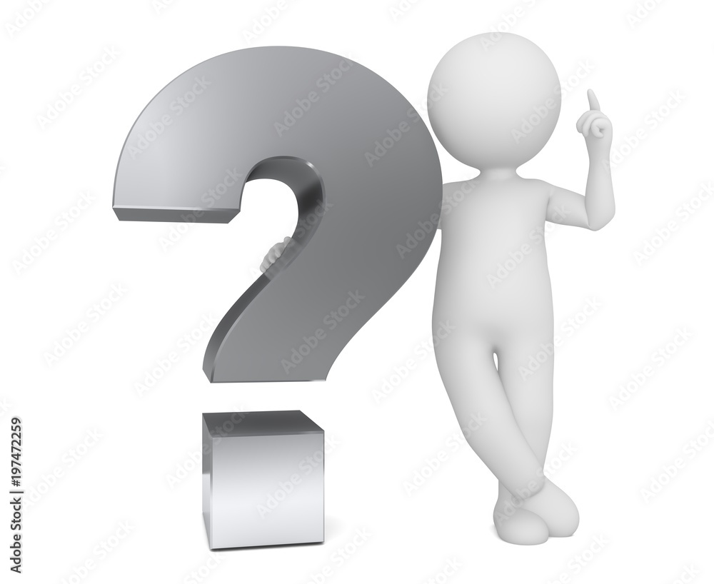 help sign question mark man 3d help sign question mark man 3d