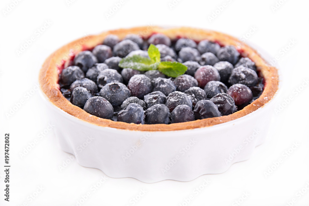 delicious blueberry tart