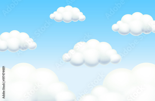 Background sky on sunny day