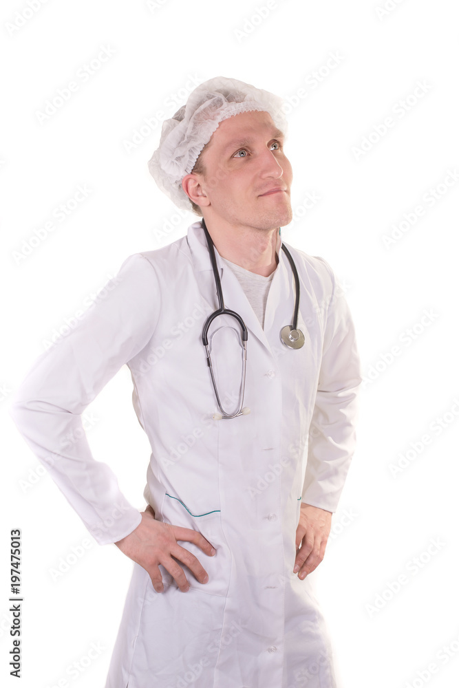 Doctor On White Background Doctor On White Background