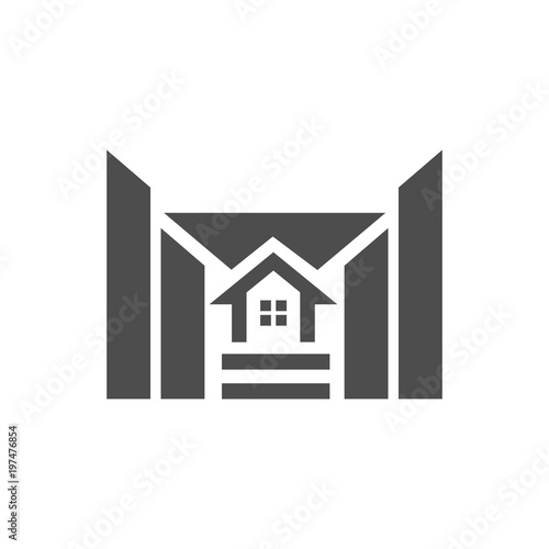 Real Estate and construction vector logo design template. House abstract concept icon.