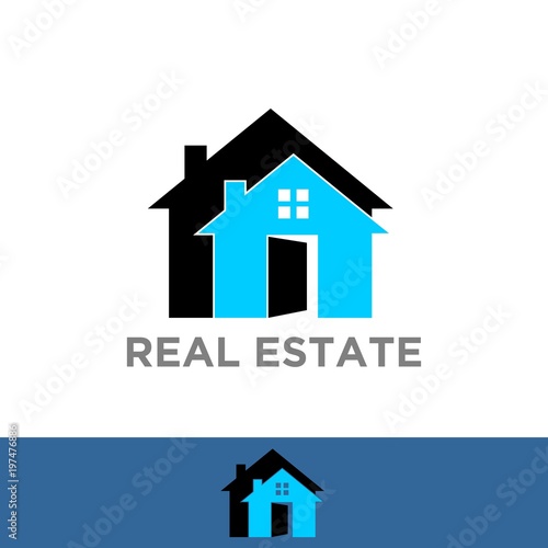 Real Estate and construction vector logo design template. House abstract concept icon. © MIRACEL