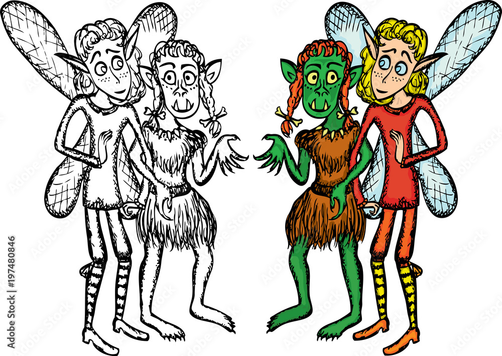 The fairytale friends elves