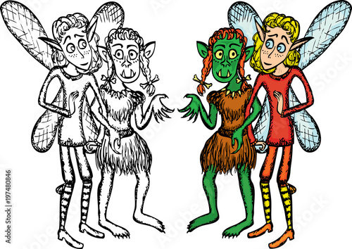 The fairytale friends elves