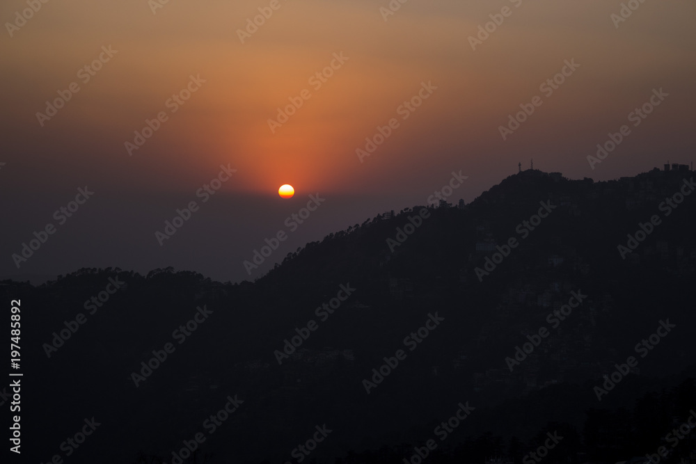 Sunset at Shimla