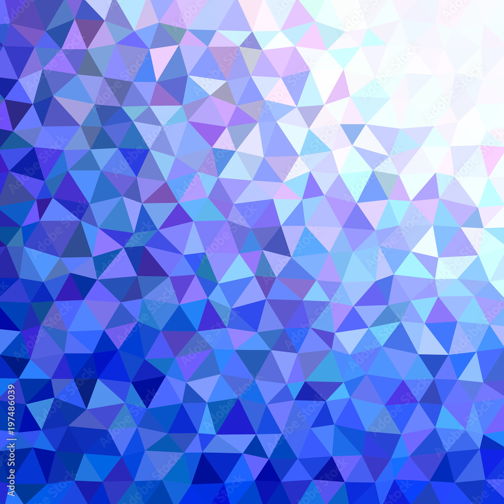 Fototapeta premium Vector retro triangle polygon background with opacity effect