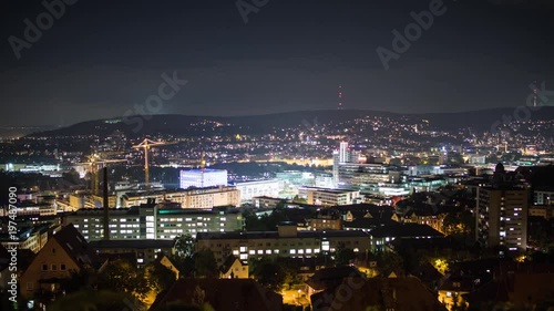 Wallpaper Mural Stuttgart City (DayToNight) (timelapse) Torontodigital.ca
