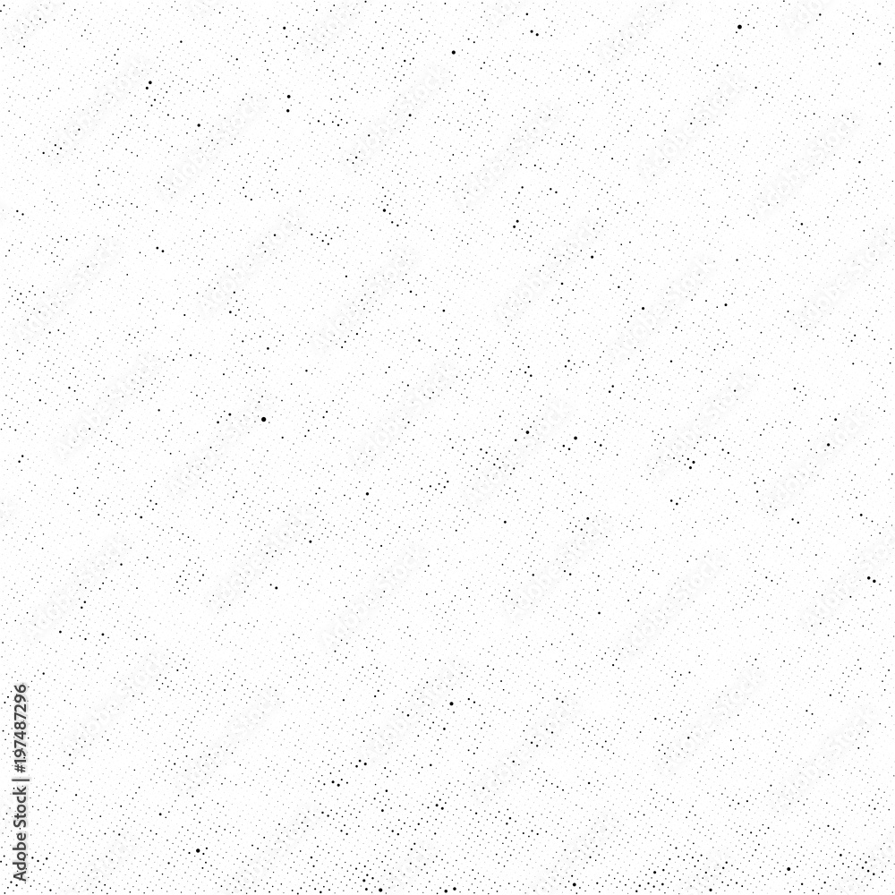 Obraz premium Subtle halftone vector texture overlay. Monochrome abstract splattered background.
