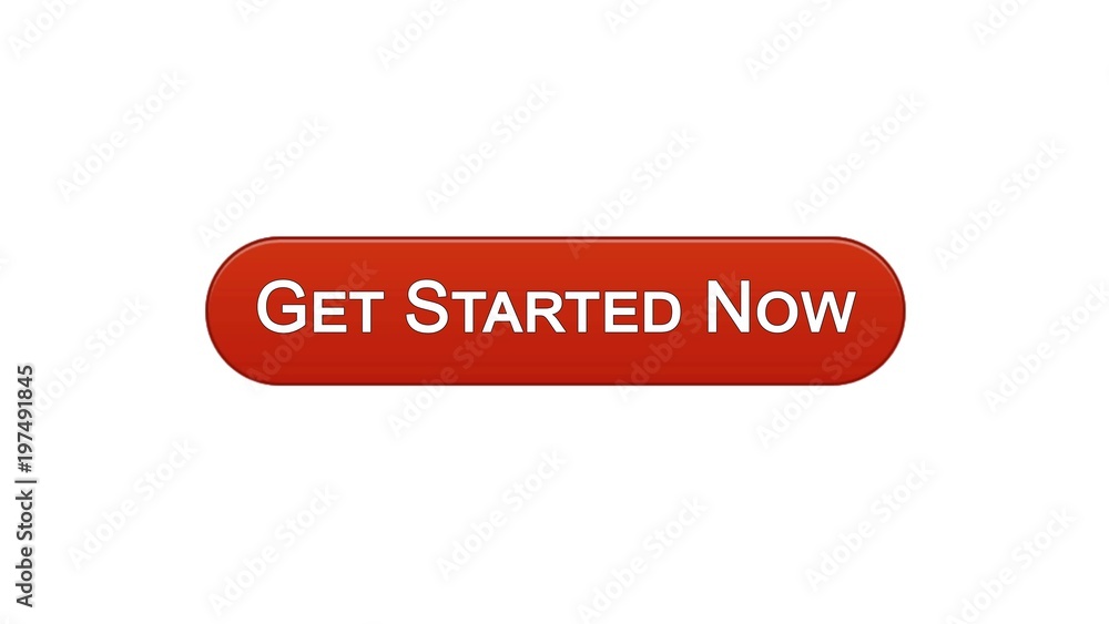 Get started now web interface button wine red color, business strategy, internet Get started now web interface button wine red color, business strategy, internet