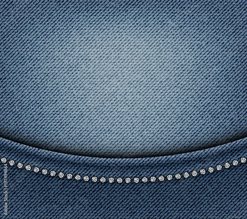 Denim design with arch