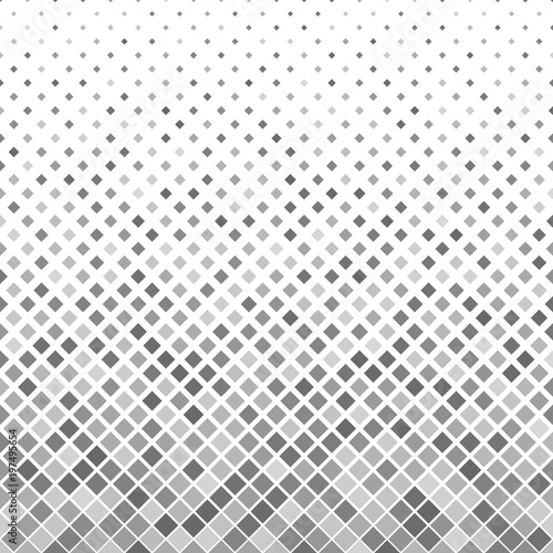 Grey abstract square pattern background - geometric vector illustration from diagonal squares