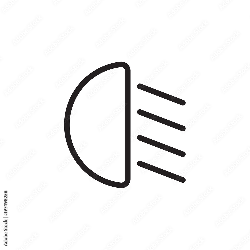 shining car light outlined vector icon. Modern simple isolated sign. Pixel perfect vector illustration for logo, website, mobile app and other designs shining car light outlined vector icon. Modern simple isolated sign. Pixel perfect vector illustration for logo, website, mobile app and other designs