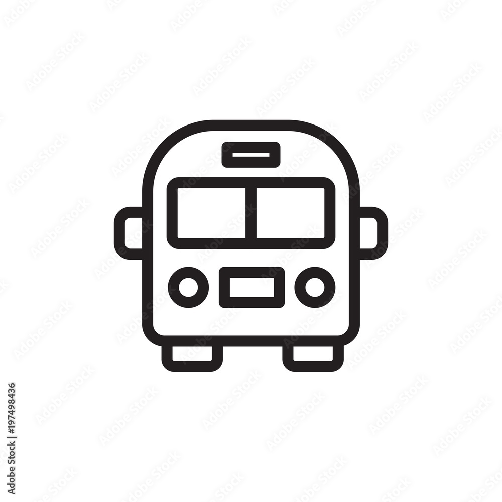 school bus, student bus outlined vector icon. Modern simple isolated sign. Pixel perfect vector illustration for logo, website, mobile app and other designs school bus, student bus outlined vector icon. Modern simple isolated sign. Pixel perfect vector illustration for logo, website, mobile app and other designs