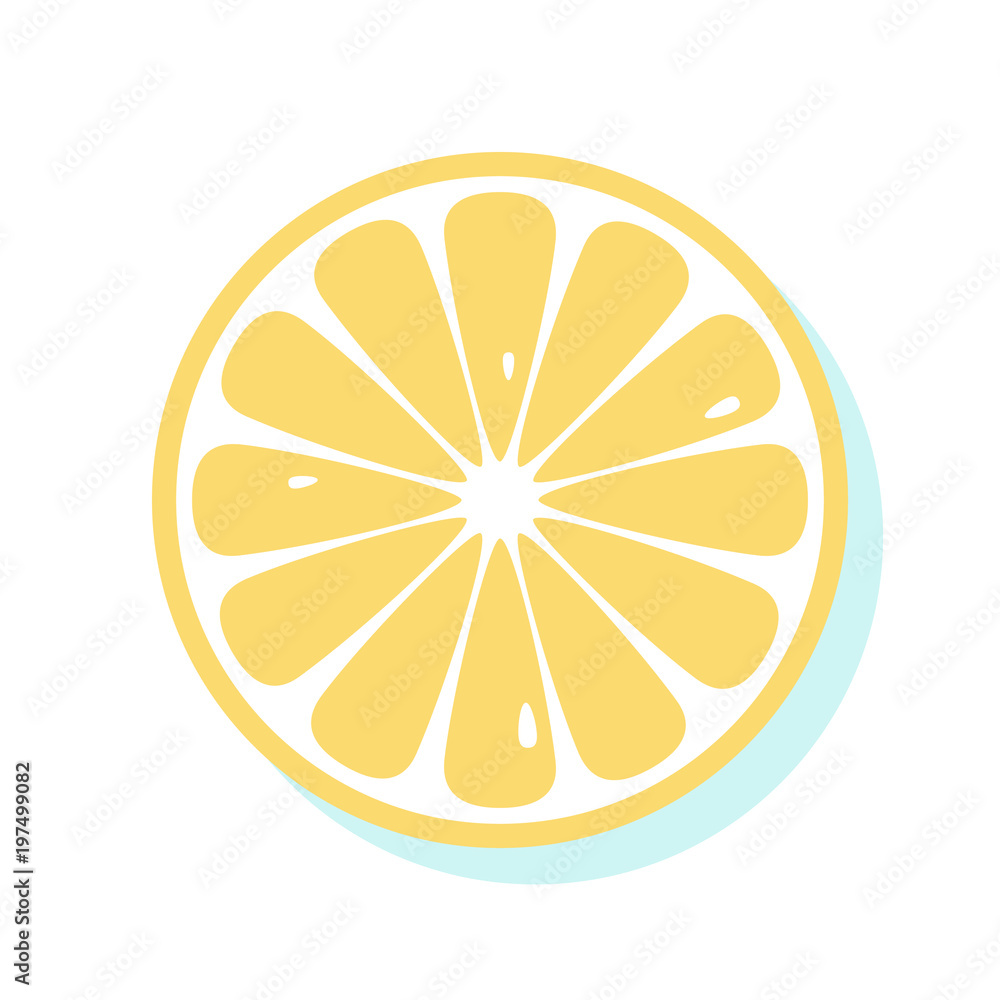 Yellow fresh lemon. Yellow fresh lemon.