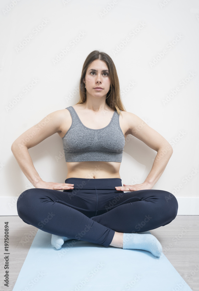 Young woman doing yoga Young woman doing yoga