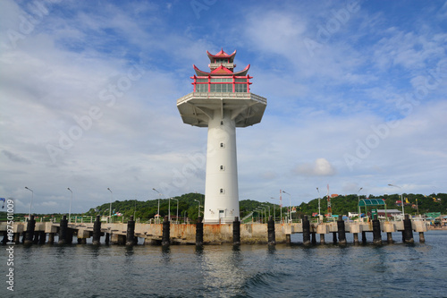 Lighthouse , Ko Si Chang, Chonburi province, Thailand