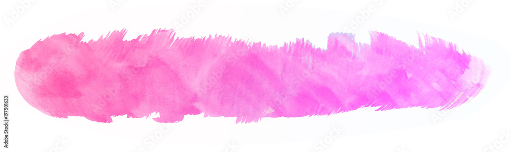 Obraz premium pink watercolor stain