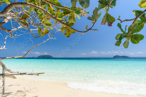 Beautiful beach, seascape,clear water,summer vacation