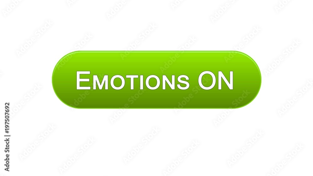 Emotions on web interface button green color, feelings expression, site design Emotions on web interface button green color, feelings expression, site design