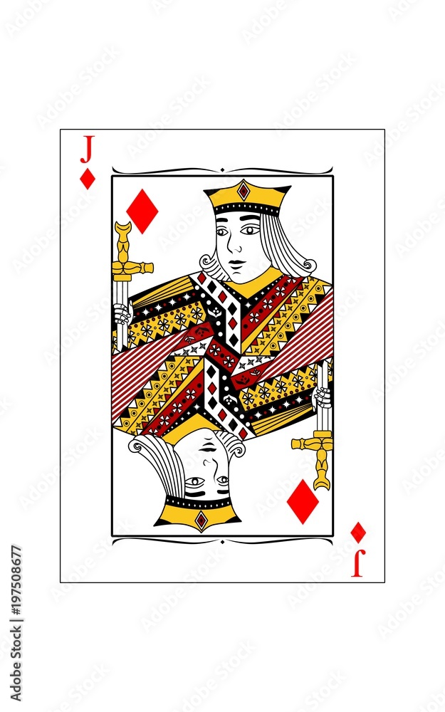 Fototapeta premium Jack of diamonds