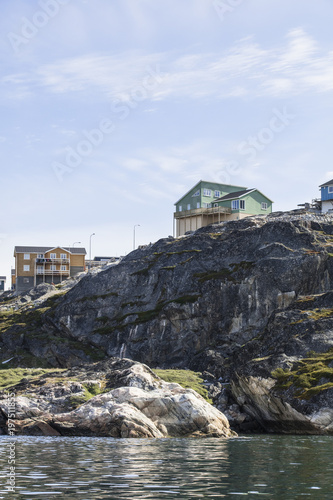 Illulisat, Greenland, inuit houses