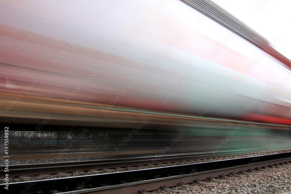 Naklejka premium high speed