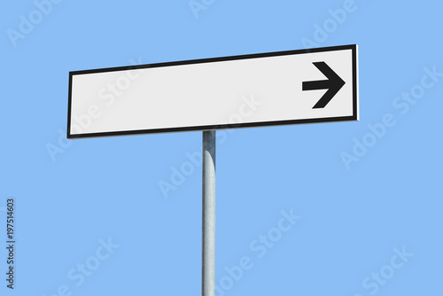 Blank plates to put your information. This image has space with the path to follow. Great for use as background in your composition.