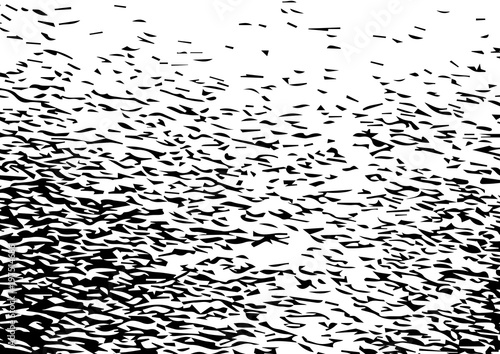 Abstract background, decorative scabrous texture, black and white colors. Vector illustration