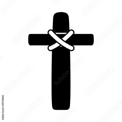 silhouette catholic cross religion resurrection mercy