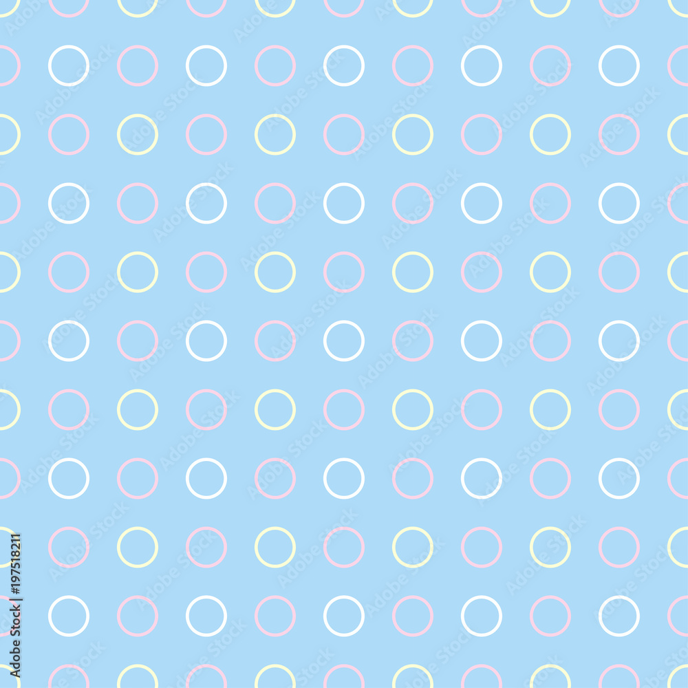 Polka dot seamless blue pattern Polka dot seamless blue pattern