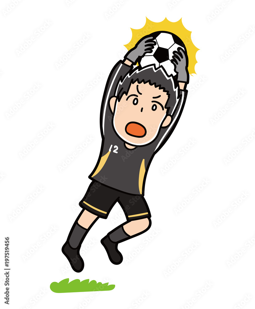 ゴールキーパーのイラスト素材 Stock Vector Adobe Stock