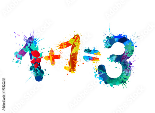 One plus one equals three. Three for the price of two