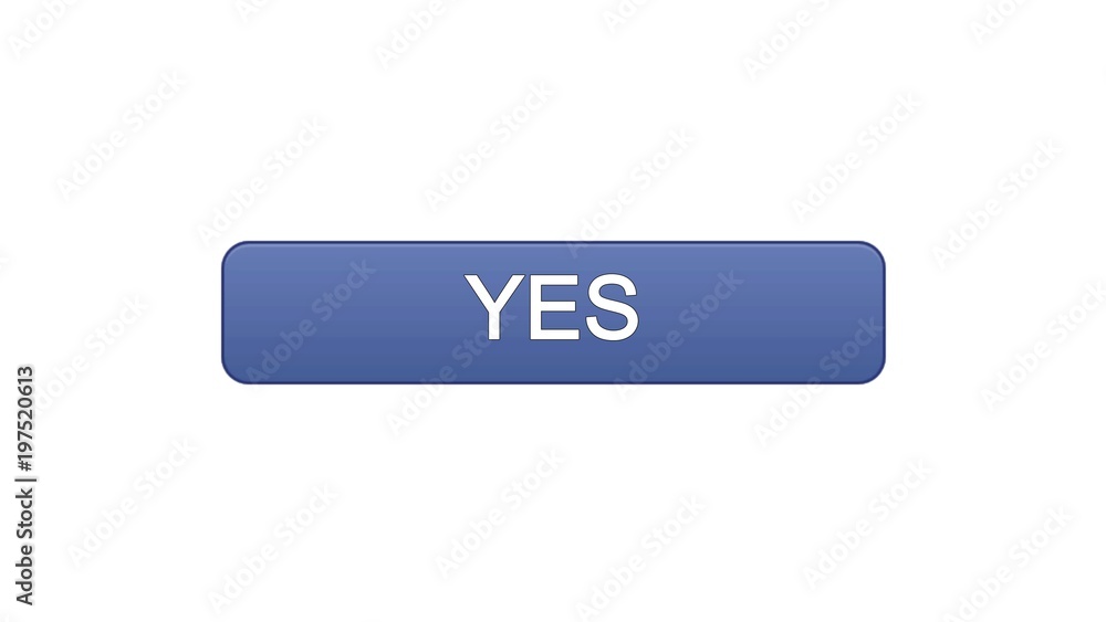 Yes web interface button violet color, internet site design, online program Yes web interface button violet color, internet site design, online program