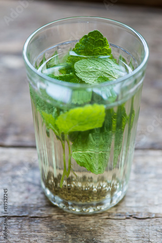 herbal tea with mint