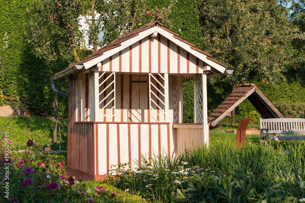 Kleingärtnerlaube im Botanischen Obstgarten in Heilbronn Kleingärtnerlaube im Botanischen Obstgarten in Heilbronn