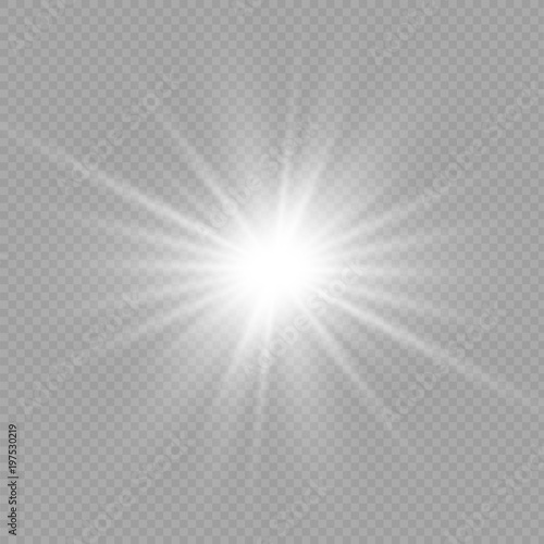 Light flare special effect. Illustration.