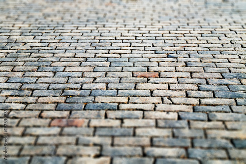 Moscow Red square brick pavement texture background