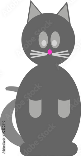 Dessin chat, association chat
