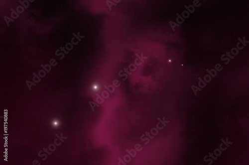 Colorful space nebula. Illustration, for use with projects on science, and education. Plasmatic nebula, deep outer space background with stars. Universe filled with stars, nebula and galaxy