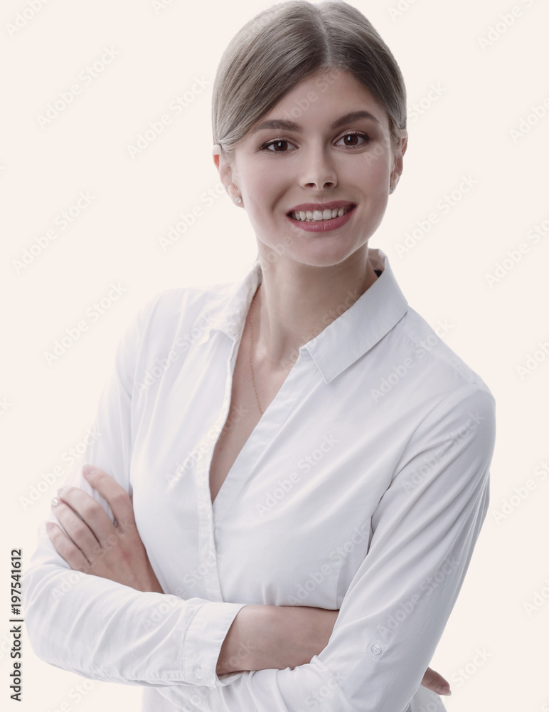 portrait of a confident young business lady. portrait of a confident young business lady.