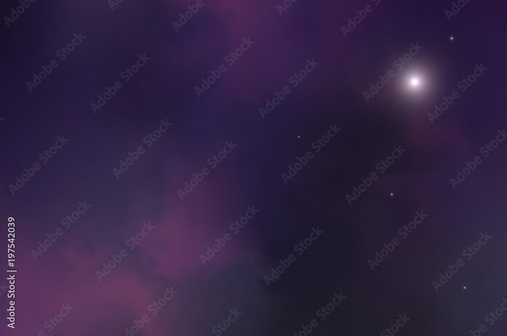 Naklejka premium Nebula abstract background