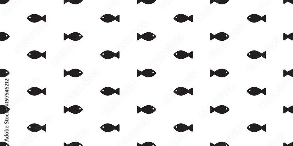 fish seamless pattern vector shark salmon scarf isolated wallpaper background backdrop fish seamless pattern vector shark salmon scarf isolated wallpaper background backdrop