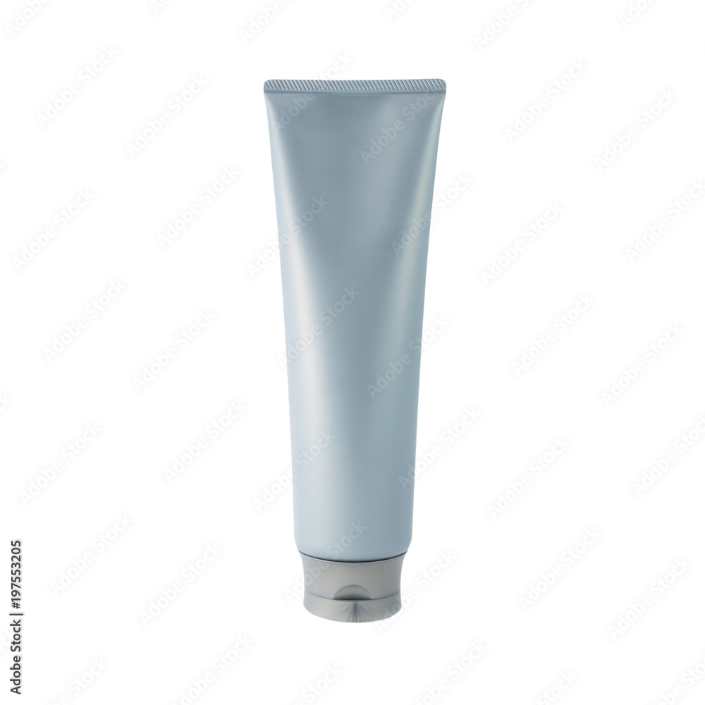 light blue cosmetic tube light blue cosmetic tube