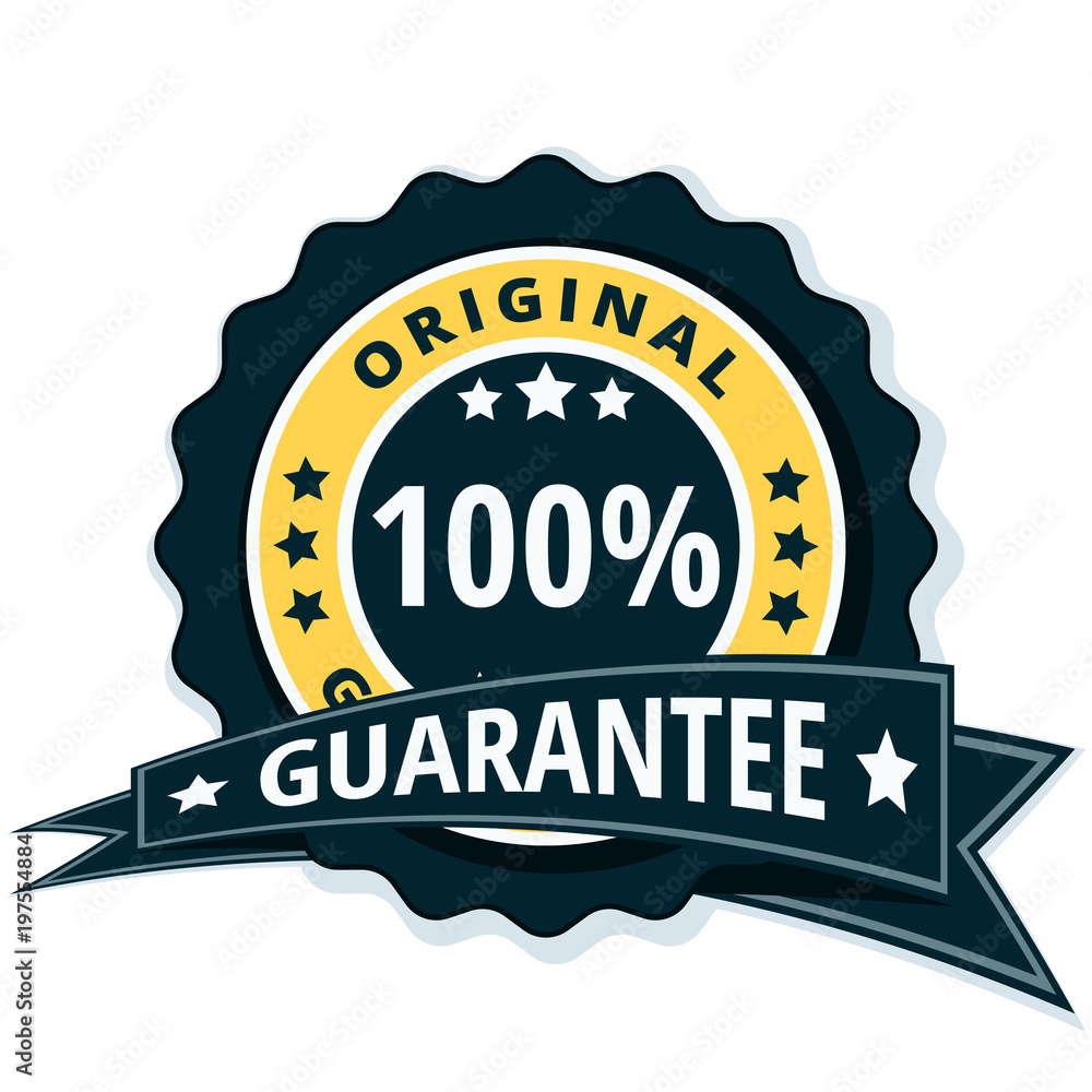 100% Original Guarantee label illustration 100% Original Guarantee label illustration