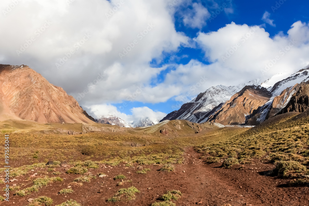 Parque Nacional Aconcagua in Mendoza, Argentina Parque Nacional Aconcagua in Mendoza, Argentina