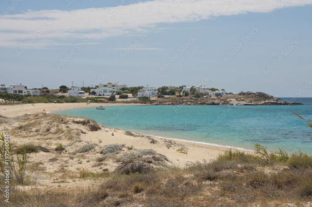 Mikri Vigla beach at Naxos island in Greece