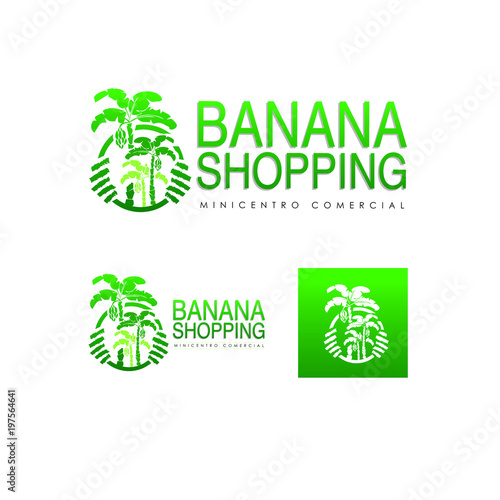 Logo  Banana Centro Comercial, Planta de Bananas